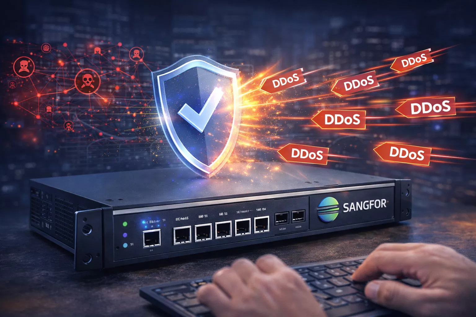 سنگفور و مقابله با حملات DDOS